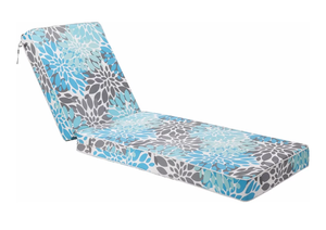 lot 2987 image: JMGBird Outdoor Chaise Lounge Cushion 70  22  4.5 Inch, Patio Chaise Chair Cushions with Straps Water-Repellent Foldable Pool Thick Lounge Cushions Outdoor Furniture - Retail $0