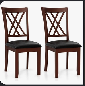 lot 3009 image: Set of Two Dining Chairs - Retail $0
