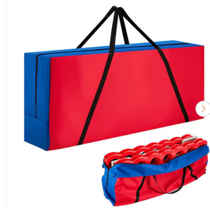 lot 3017 image: 4 in. A Row Storage Bag Carrying Bag for Jumbo 4-To-Score Game Set Only Bag - Retail $0