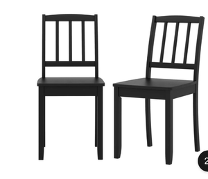 lot 3019 image: Set of 4 dining chairs  - Retail $0