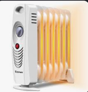 lot 3032 image: 700w Costway Portable Oil Filled Radiator - Retail $0