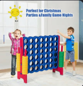 lot 3037 image: Jumbo 4 In A Row Giant Game Set - Retail $0