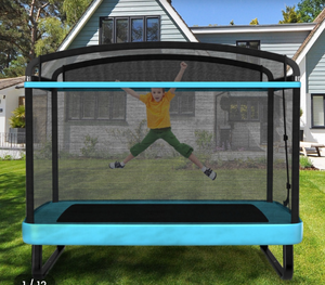 lot 3039 image: 6 Feet Kids Trampoline W Safety Net - Retail $0