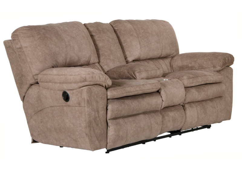 lot 3563025 image: Reyes 81.5Pillow Top Arm Reclining Loveseat  - Retail $1,149