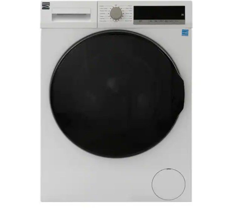 lot 4253115 image: 24 in. 2.2 cu. ft. Front-Load Washer - White with Steam MSRP $1099 (See Pictures and Description)