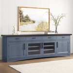Bankhead TV Stand for TVs up to 88\" - Blue (See pictures) - Retail: $1,349