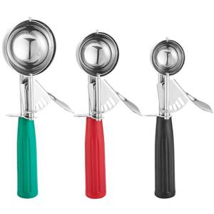 lot 29818 image: Saebye Cookie Scoop Set, Ice Cream Scoop Set, Cookie Scoops for Baking, Multiple Size Large-Medium-Small Size Disher, Professional 188 Stainless Steel Cupcake Scoop 3pk - Retail $20