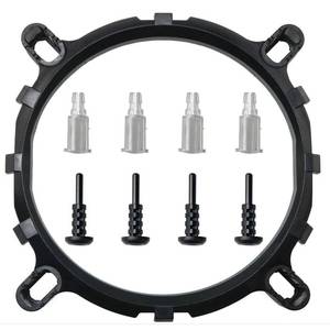 lot 39803 image: DGZZI CPU Radiators Holder, Heatsink Cooler Mounting Bracket Screws Replacement for Socket Intel LGA 775 1366 115X - Retail $7