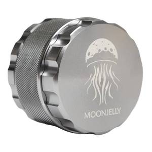 lot 39868 image: MOONJELLY 2.5 Grinder Mill  Quick-Turn Aluminum (Silver) - Retail $20
