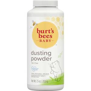 lot 39875 image: Burts Bees Baby Dusting Powder, 100% Natural Origin Baby Powder Talc-Free, 7.5 oz. Bottle - Retail $7