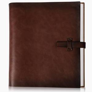 lot 48572 image: Photo Album 4x6 200 Photos, Genuine Leather Photo Albums with Writing Space with 30 Writing Paper, Travel Family Wedding Kids Graduation Ultrasound Baby Picture Album Scrapbook Photo Album (Simple) - Retail $27