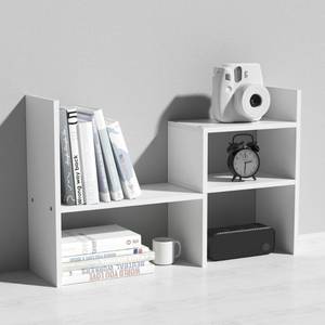 lot 48632 image: MASAKA B&W - Kawaii Storage Desktop Organizer for Your Desk Space, Double H Plants Display Shelf, Home Office Storage Rack Adjustable Stackable for Office, Dormitory (White02) - Retail $25