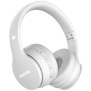lot 48665 image: MIDOLA Kids Headphones Bluetooth 5.4 Wireless 68H Play Time Volume Limit 8594dB Over-Ear Foldable Headset,Type-C Fast Charging, Wired Aux Mic for Toddler Child Pad Tablet White - Retail $17