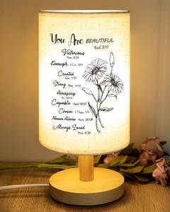 lot 55153 image: SOUHONEY Christian Gifts for Women, Religious Gifts for Women, Christian Catholic Jesus Lamp for Bedroom Bedside, Spiritual Motivational Encouragement Inspiration Confirmation Gifts for Teen Girls - Retail $17