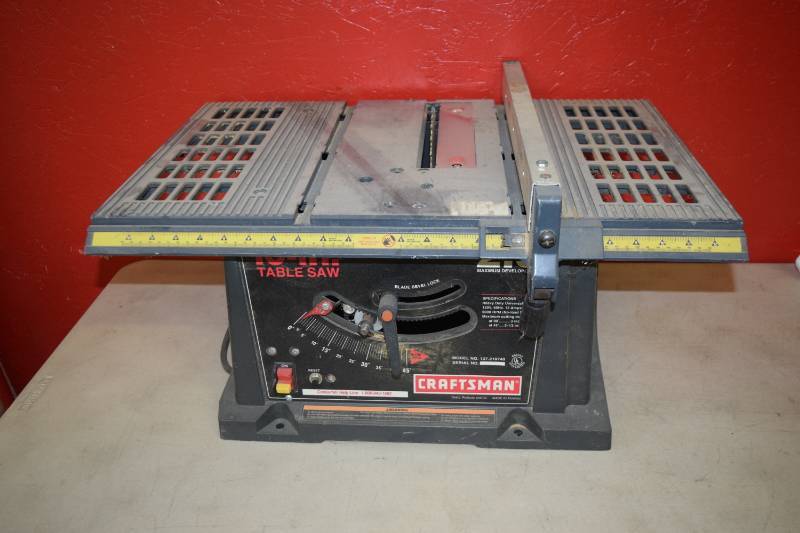 lot 16 image: Craftsman 10 Table Saw