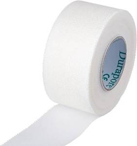 lot 1029 image: Durapore Medical Tape, Silk Tape - 1 in. x 10 Yards - Each Roll - Pack of 2 - Retail $6