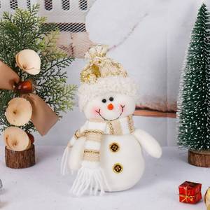 lot 1049 image: ULTECHNOVO Snowman Doll Christmas Decoration Cute Holiday Ornament Polyester Multi Color 8.7 Inch for Home Party Display - Retail $19
