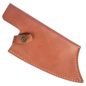 lot 1097 image: XYJ Leather Sheath Edge Guards Blade Protector With Loop Belt For Outdoor Camping - Retail $10