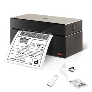 lot 1106 image: Pre Owned ORGBRO Z1 Shipping Label Printer, 4x6 Thermal Label Printer for Small Business, High Speed Sticker Maker for Commercial Grade Shipping Packages, Used for Amazon, Ebay, Shopify, USPS (USB Not Included)