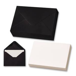 lot 1130 image: 50 Sets Black Mini Envelopes with Blank Gift Cards, Business & Note Cards - Wedding Invitation, Graduation, Holiday Pocket Envelopes 4x2.75 Bulk for Party Favors & Scrapbooking - Retail $8