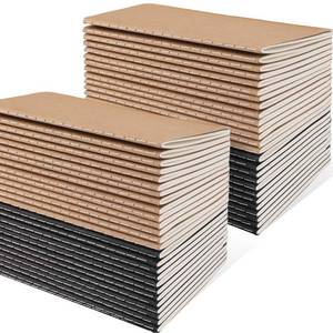 lot 1171 image: Oucaru 46PCS Pocket Notebook, 3.5 x 5.5, 2 Color, 52 Pages Blank Notebook Mini Notebook Journal, Small Notebook Memo Notepad for Students, Traveler, School Supplies - Retail $18