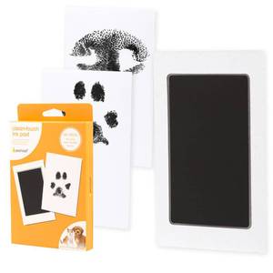 lot 1173 image: INK PAD ONLY Pearhead Paw Print Clean Touch Ink Pad Kit for Dogs and Cats, Pet Owner Keepsake, DIY Inkless Paw and Nose Print Impression Set, SmallMedium - Retail $6