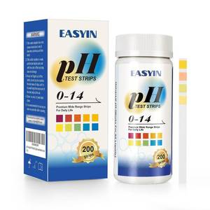 lot 1184 image: 200pcs pH Test Strips (0-14) - Highly Accurate Litmus Paper for Testing Urine, Saliva, Drinking Water, Aquariums, Pools, Labs, Food, and Soap Making - Retail $14