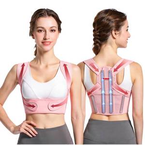lot 1194 image: Back Brace Posture Corrector for Women - Adjustable Upper Posture Support Bras for Neck Shoulder Back Straightener - Comfortable Posture Corrector Invisilite Hunchback Slouching Under Clothes (Medium) - Retail $35
