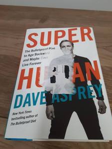 lot 1212 image: Super Human by Dave Asprey - The Bulletproof Plan - Retail $15