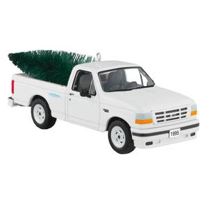 lot 1260 image: Hallmark Keepsake Christmas Ornament 2025, All-American Trucks 1995 Ford SVT Lightning 2025, Metal, Gifts for Car Collectors - Retail $25