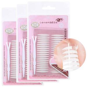 lot 1269 image: 3 Packs Ultra Invisible Two-Sided Sticky Double Eyelid Tapes Stickers, Medical-use Adhesive Fiber, Eyelid Without Surgery Perfect for Heavy Saggy, Hooded, Droopy, Uneven, Mono-eyelids - Retail $8