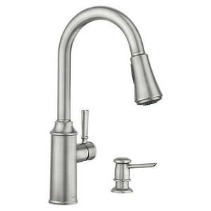lot 3900 image: Moen Zabelle One-Handle Pulldown Kitchen Faucet