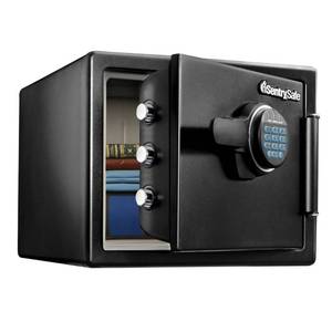 lot 3926 image: SentrySafe SFW082F Fire-Resistant and Water-Resistant Safe with Digital Keypad Lock, 0.82 Cu. ft. - Damage