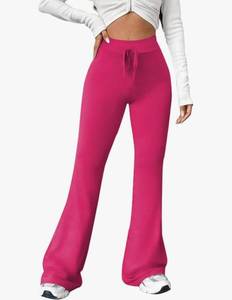 lot 4475 image: PINSV Womens High Waisted Flare Leggings Wide Leg Sweatpants Bootcut Yoga Pants SIZE L