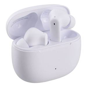 lot 4485 image: onn Bluetooth Wireless Earphones with Active Noise Canceling and Wireless Charging Case, White