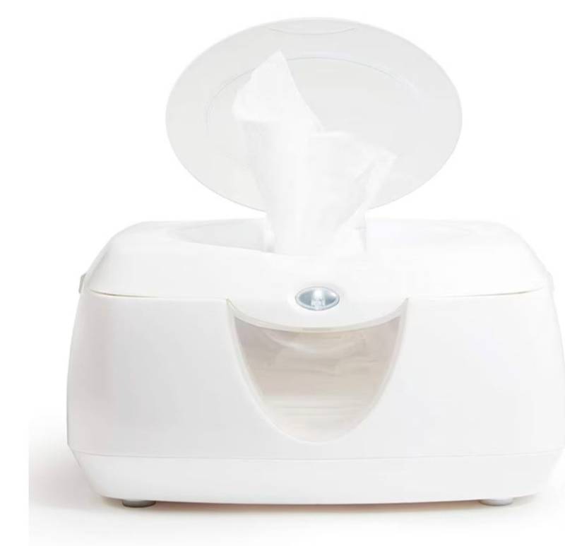 lot 7148 image: Munchkin Warm Glow Wipe Warmer  Holds up to 100 Standard-Sized Baby Wipes  White