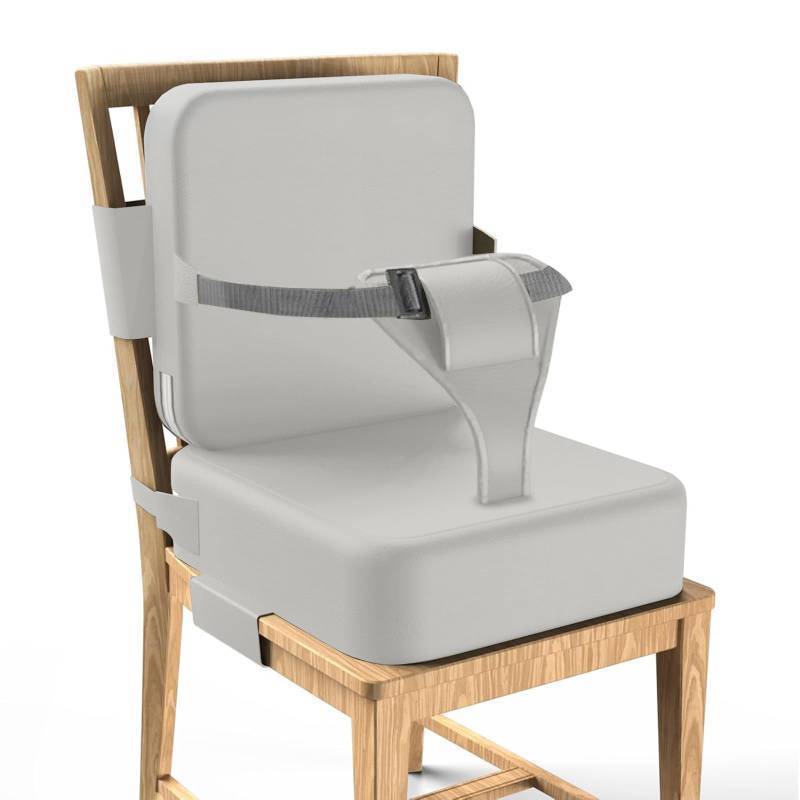 lot 7122 image: Toddler Booster Seat for Dining Table,Booster Seat for Kitchen Chair with Extended Straps,2PCS Portable with Safety Buckles,Suitable for Kids Aged 3-12 in Restaurants