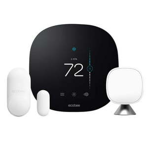 lot 3962 image: Ecobee Smart Thermostat with Whole Home Sensors