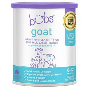 lot 4519 image: Bubs Easy Digest Goat Milk Infant Formula Powder (Babies 0-12 Months) - 20oz