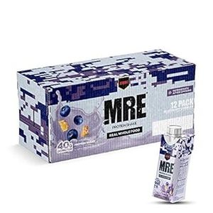 lot 4778 image: Redcon1 - MRE, Ready to Drink, Protein Shake Blue Berry Cobbler (Case of 12) (B08QQKRWPR) 072026
