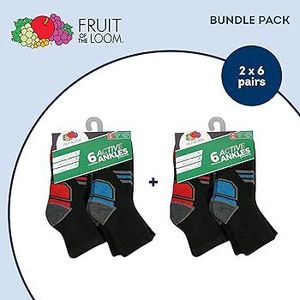 lot 4797 image: 12 pack of Fruit of the Loom Boys socks SIZE L