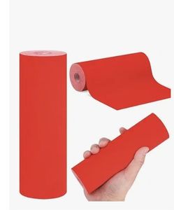 lot 4798 image: Chinese Red Xuan Paper Roll, Spring Festival Asian Blank Calligraphy Rice Paper