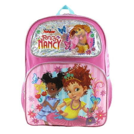lot 2623 image: Backpack - Fancy Nancy - Pretty Butterfly 16  Pink New 004664