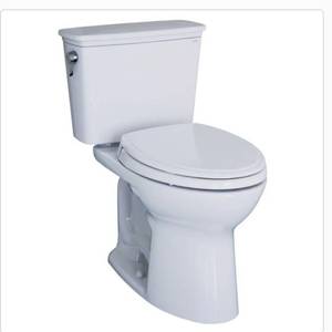 lot 4801 image: TOTO Drake 2-piece Elongated Toilet - Damage
