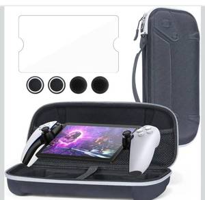 lot 4938 image: BRHE Carrying Case for PlayStation Portal - Protective Hard Shell Travel Carry Handbag,Lightweight and Portable,Ample Protection from Drops,Scratches,and Dust,Convenient and Travel-Friendly (Black)