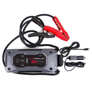 lot 5030 image: Schumacher Electric Rugged 2500A Lithium Car Battery Jump Starter and Power packJump Box  USB Charging  12V Sport  Auto  and Marine Batteries  SL1596
