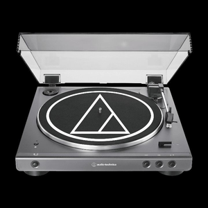 lot 5032 image: Audio-Technica AT-LPGO-BT Fully Automatic Wireless Bluetooth Belt-Drive Turntable with Dust Cover