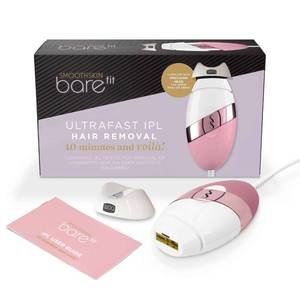 lot 5061 image: Smoothskin Bare Fut Face & Body IPL Hair Removam Device WhitePink