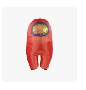 lot 5085 image: Among Us Inflatable Costume for Adults by Maxx