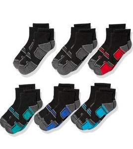lot 12038 image: Fruit of the Loom boys Everyday Active Ankle Socks (12 Pack)